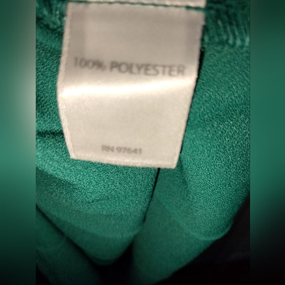 J. Jill (Size 2X) Green Stretch V-Neck Surplice Sleeveless Midi Dress (NEW-NWT) - Picture 10 of 16